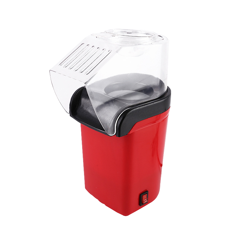 Rød aluminium Pan Popcorn Machine Model PM-1200 europæisk stik